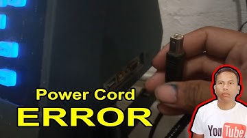 How to Fix Power Cord Error Cuyi Cutter Plotter / Tagalog Tutorial
