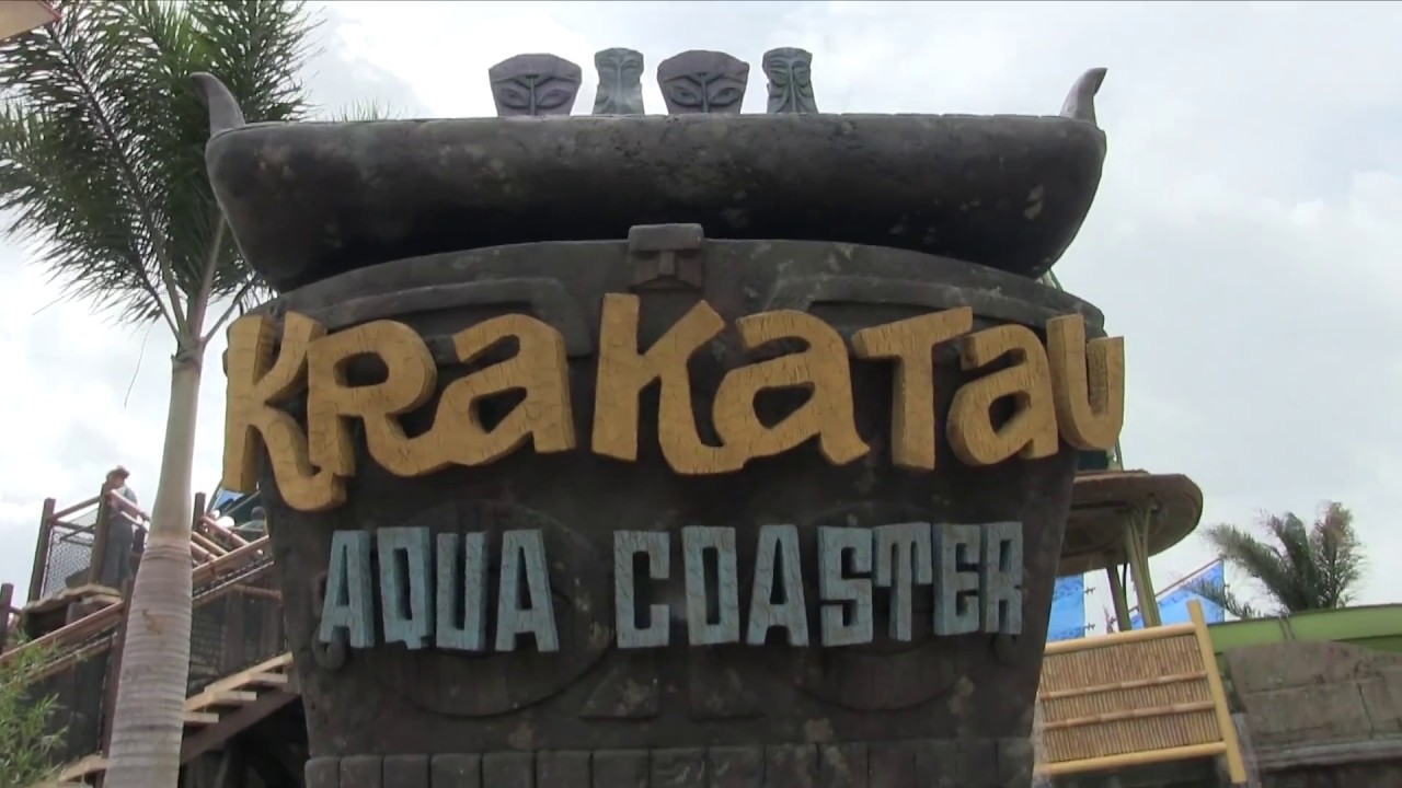 Krakatau Water Coaster at Volcano Bay  YouTube