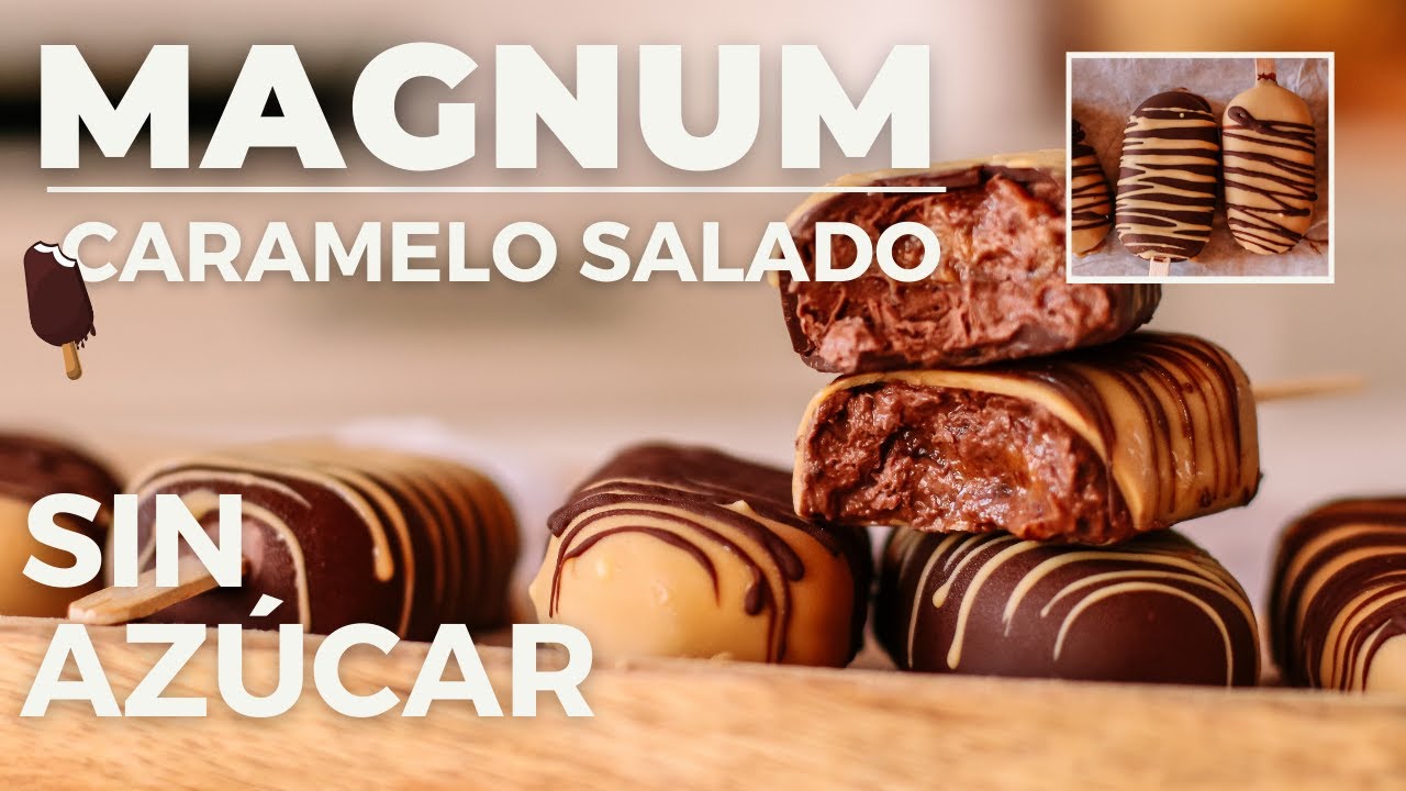 EL MAGNUM DEFINITIVO | de CARAMELO salado, SIN AZÚCAR NI EDULCORANTES ¡Irresistible!