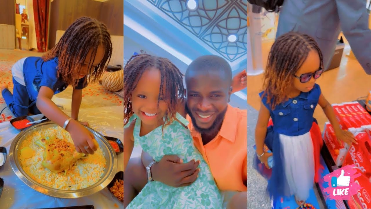 Sonhibou Telecom et sa fille en voyage ensemble, admirez la complicité être père et fille incroyable