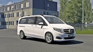 Mercedes-Benz W447 V-Class V4.5 1.50 | Euro Truck Simulator 2 | Logitech G29 | 4K 60fps