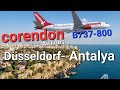 Düsseldorf [DUS] - Antalya [AYT]  Corendon Airlines, B737-800