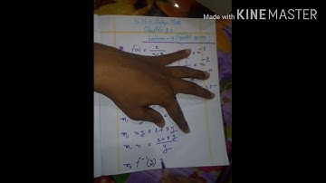 SSC Higher Math, chapter - 1.2, lecture - 5,( বিপরীত  ফাংশন)