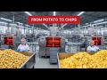 Inside a Potato Chips Factory | Full Manufacturing Process
