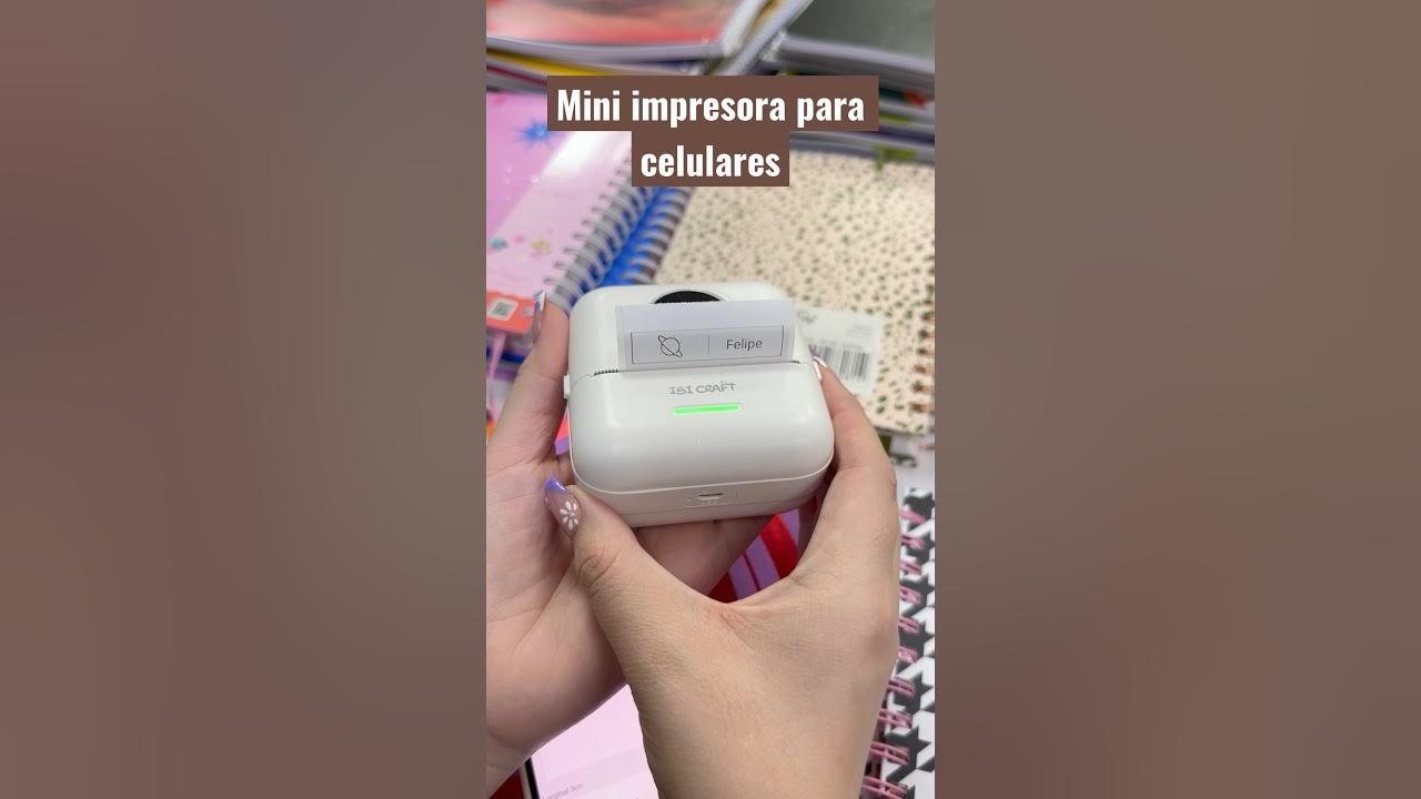 Mini impresora para celulares portátil y con Bluetooth #miniprinter # impresora #celulares #portable 