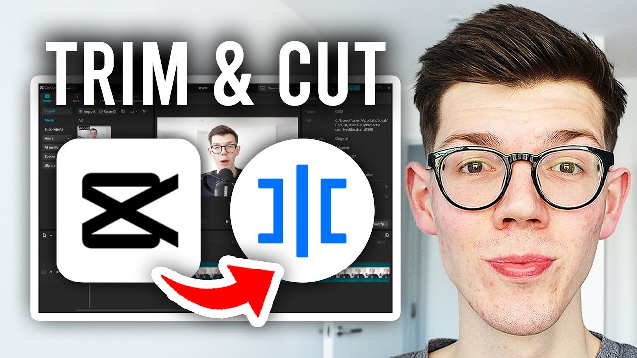 How To Trim & Cut Video In CapCut PC - Full Guide - YouTube