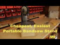 Cheapest, Easiest Portable Bandsaw Stand