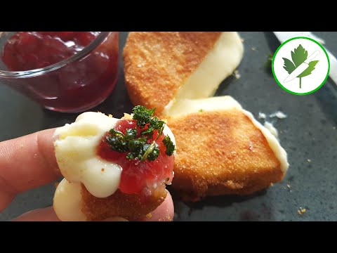 Video: Wie Man Gebratenen Camembert Kocht