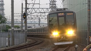 【4K】JR福知山線　快速列車321系電車