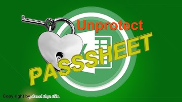 Cách phá pass sheet trong excel - Excel thực tiễn