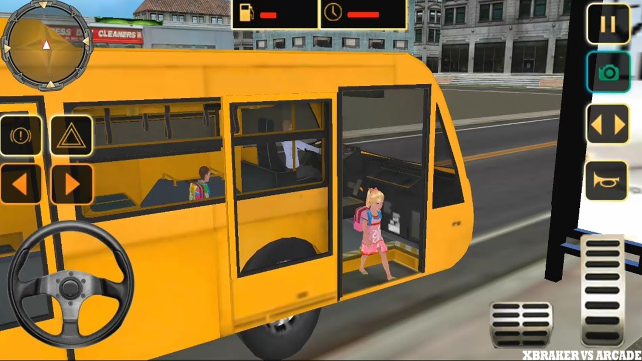 City High School Bus Driving Simulator Transport Children PRO All Levels Completed - Gameplay HD