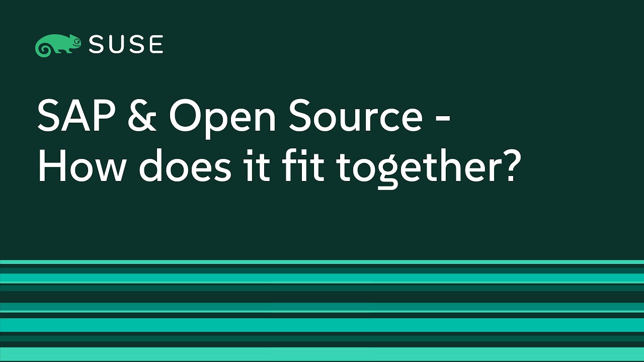 SAP & Open Source - How does it fit together? - YouTube