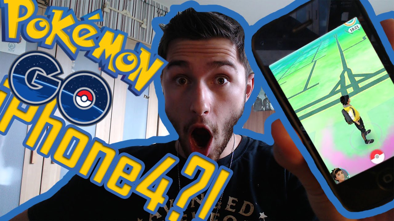 Playing Pokemongo On Iphone4 Youtube