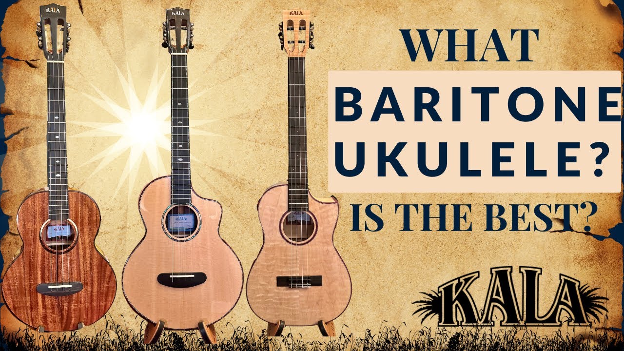 Best Kala Baritone Ukulele | Acacia vs Maple vs DELUXE Spruce & Rosewood - Uke tonewood comparison
