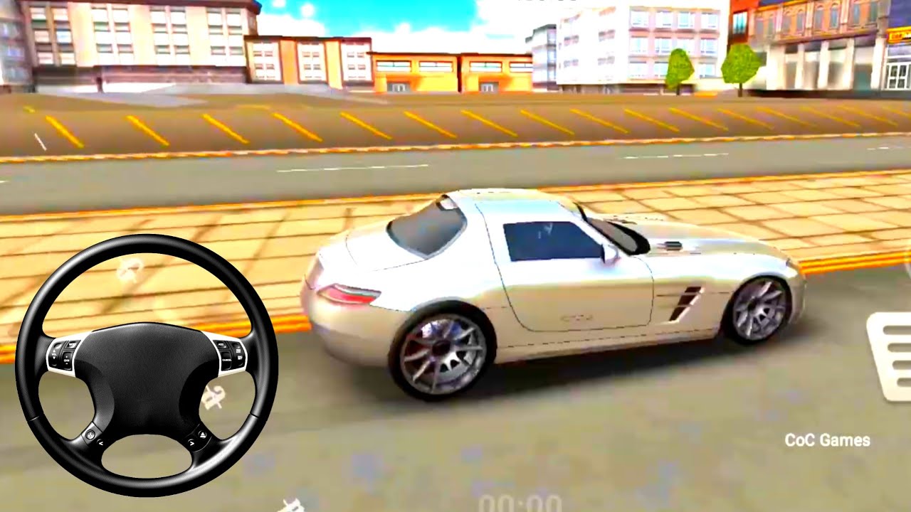 Mercedes Coupe Driving & Drift extreme car driving simulator - Gameplay