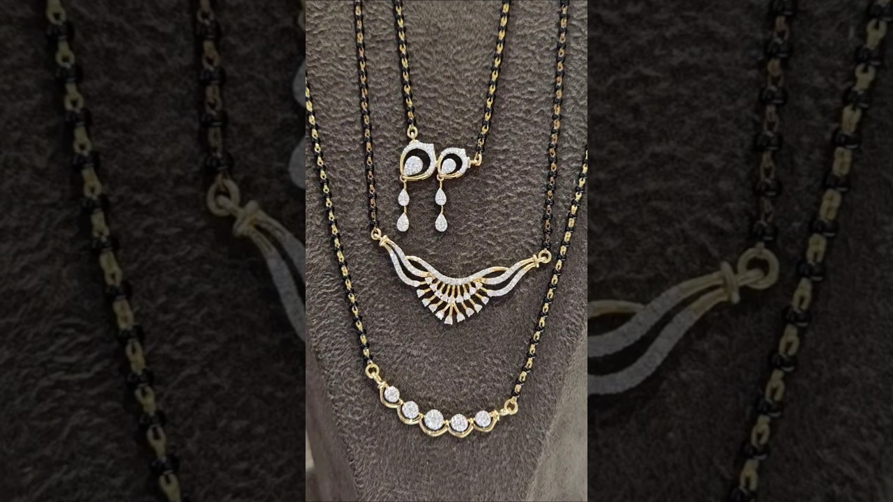 Simple & beautiful diamond black beads collection at Caratlane /Padmaja Rallapalli