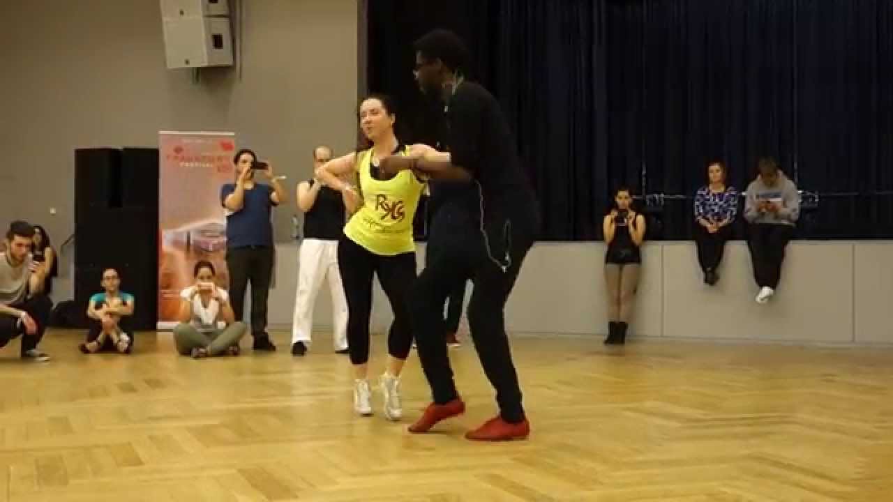 Tamba Salsaché & Katerina Mik - Cuban Salsa with Afro @ Frankfurt Salsa Festival 2015