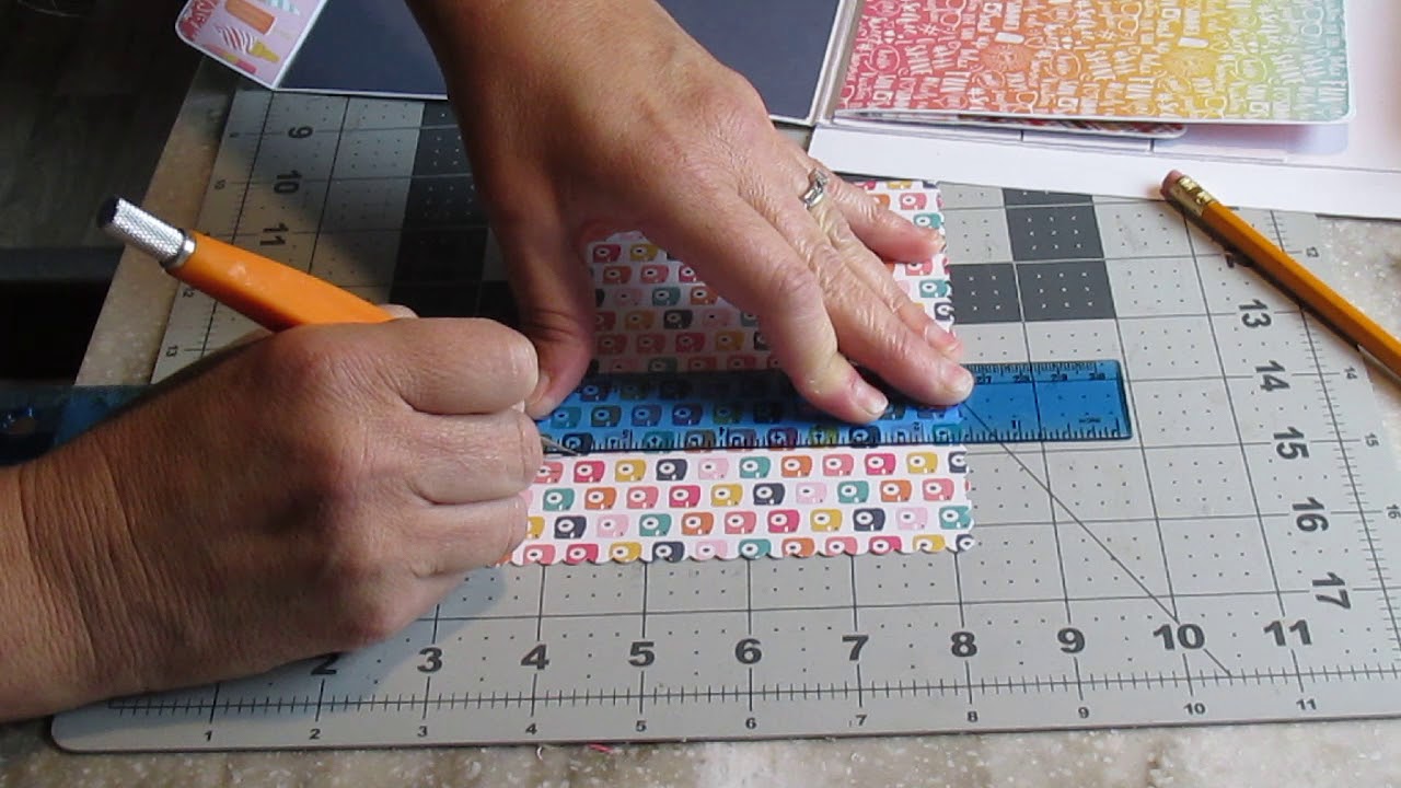 Scrapbooking "Invisible pockets" tutorial YouTube