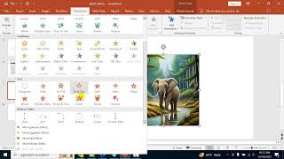 How to add right triangle shapes effect to picture in PowerPoint