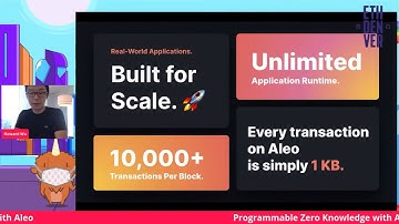 Programmable Zero Knowledge with Aleo - Howard Wu