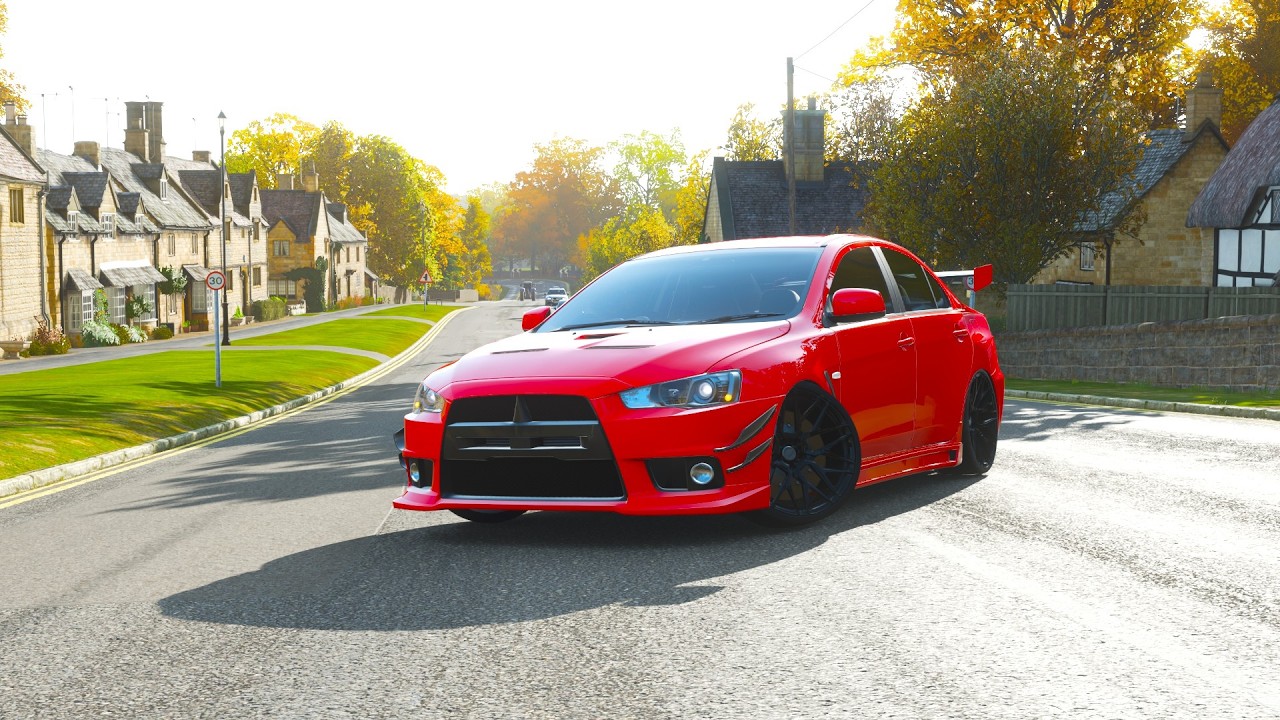 MITSUBISHI LANCER EVULATION X GSR 2018 I Forza Horizon 4 l Test Drive 4K 🎉#forzahorizon4