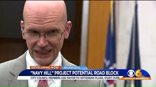 Majority of Richmond City Council asks Stoney to withdraw Navy Hill plans
