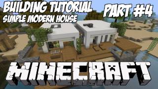 Minecraft Tutorial HD: Simple Modern House 1 - Part 4