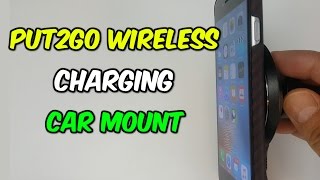 Put2Go Car Mount With Wireless Charging