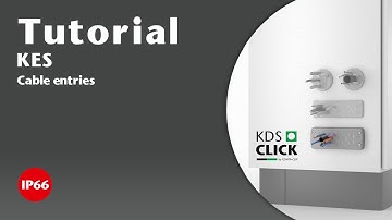 Tutorial: Mounting instructions cable entry system KES