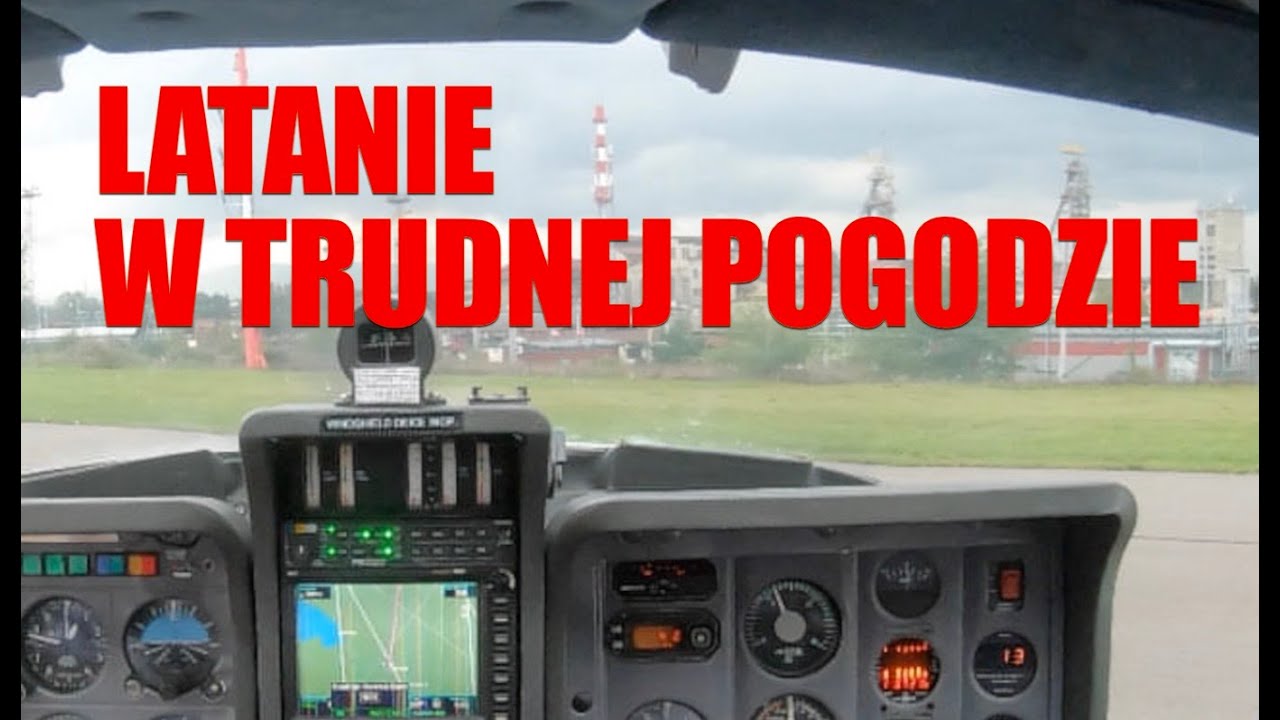 Latanie w trudnej pogodzie. Gdzie są topy? Zniżanie wg. ILS-u.