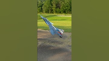 JAS-39 Gripen High Alpha Pass #aviation #rc #rcplane