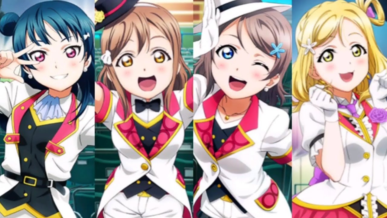 MIRAI TICKET - Hanamaru × You × Mari × Yohane mix (Color Coded)