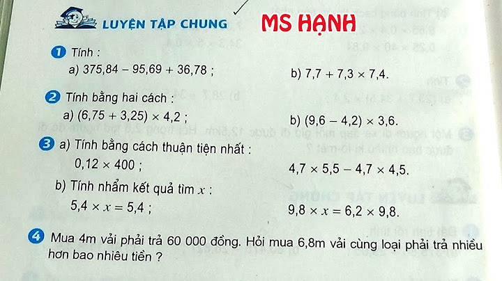 Sách toán lớp 5 luyện tập chung trang 62 năm 2024