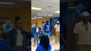 Baby Shower Relay! #babyshower #babyshark #familytime #boymom #boydad