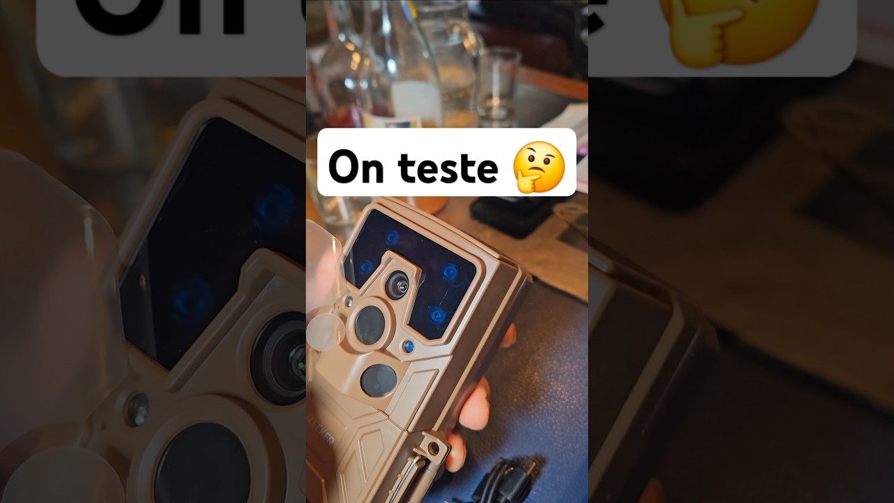 TEST CAMÉRA DE CHASSE😲