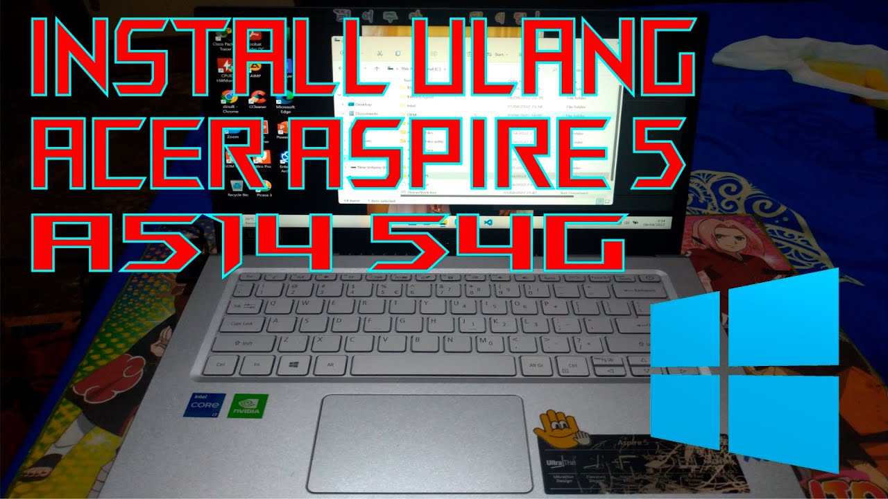 CARA INSTALL ULANG LAPTOP ACER ASPIRE 5 A514 54G | Hardware Tutorial