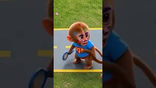 Monkey Baby Shark | Nursery Rhymes &amp; Kids Songs |Bobby Kids Songs