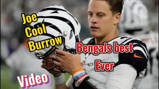 No one in Bengals history is better than  Joe Cool Burrow. Watch and learn