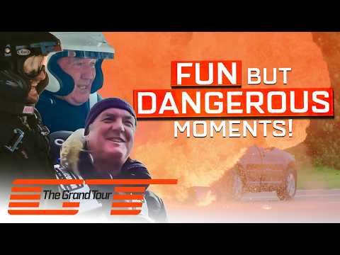The Grand Tour's Most Fun But Dangerous Moments | Jeremy Clarkson, Richard Hammond, James May