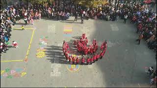 29 Eki̇m Huri̇yet Bayrami 2D Dalga Dalga Bayrağim Gösteri̇si̇.