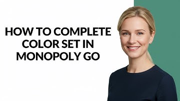 HOW TO COMPLETE COLOR SET IN MONOPOLY GO - Julia