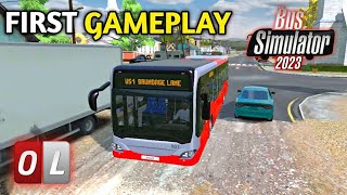 🚚FIRST GAMEPLAY! Of Bus Simulator 2023 By Ovilex Soft | Android & iOS | Ovilex Game🏕 | Bus Gameplay screenshot 2