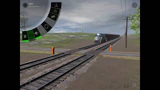 Trainz 3: CSX Grain Train in Marias Pass Approach
