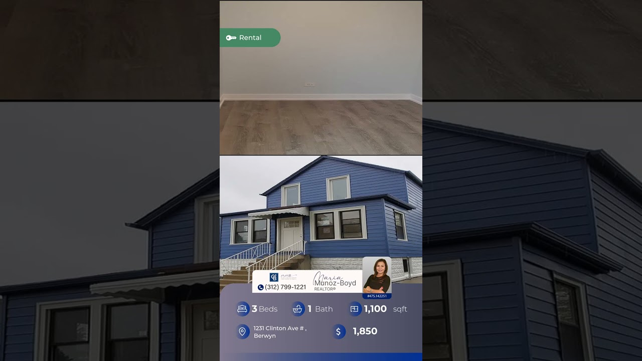 Check out my new listing
Address: 1231 Clinton Ave # , Berwyn