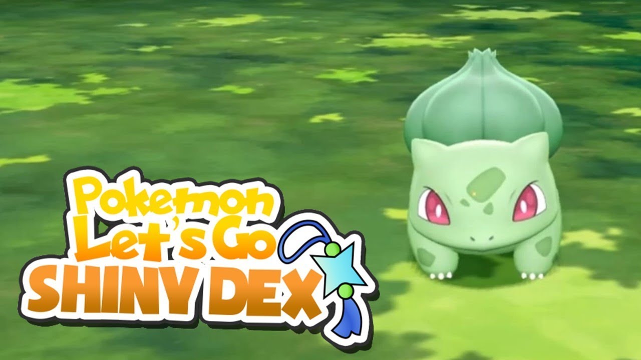 Shiny bulbasaur pokemon lets go eevee gba 13 /8/2020 ✨🦕🍃