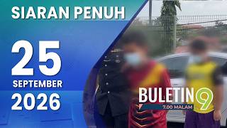 Dua Pelajar Tahfiz Didakwa Cederakan Rakan Guna Seterika | Buletin TV9, 25 September 2026