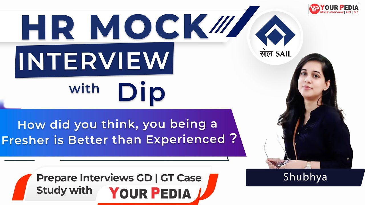 SAIL HR Mock Interview | What is more important High Salary or Passion? | SAIL HR interview question