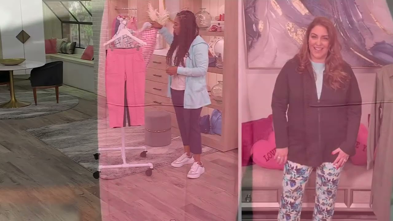 Denim & Co. Active Duo Stretch Capris on QVC 