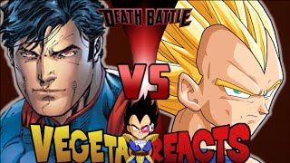 Vegeta Reacts To Vegeta Vs Superman