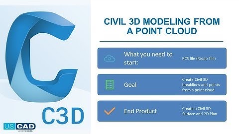 ReCap   AutoCAD   Civil 3D Modeling form a Point Cloud